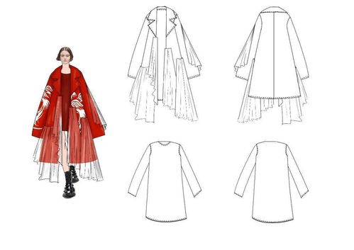 破繭成蝶 2021 i原創(chuàng)服裝設(shè)計(jì)新勢力大賽入圍作品效果圖全案賞析