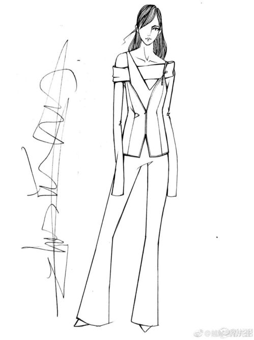 時(shí)裝手繪 | 服裝設(shè)計(jì)線稿教程篇 從零開始繪制專業(yè)級服裝設(shè)計(jì)線稿