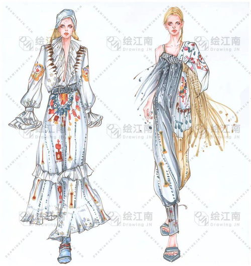 前輩足跡 繪江南——2020學(xué)年服裝設(shè)計(jì)手繪作業(yè)展，探索產(chǎn)品設(shè)計(jì)的詩(shī)意棲居